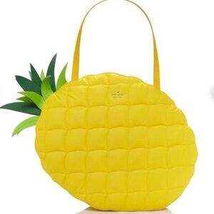 Kate Spade New York Wing It Pineapple Shoulder Tote